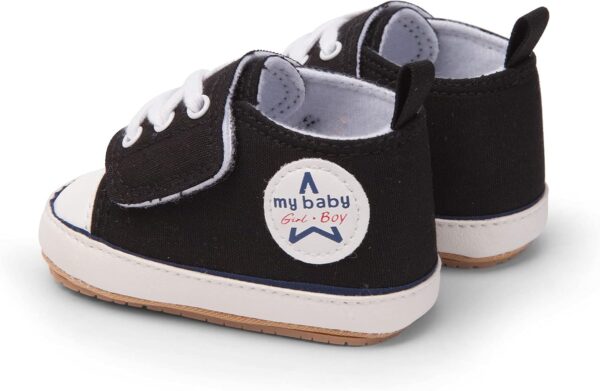 RVROVIC Baby Boys Girls Shoes Canvas Toddler Sneakers Anti-Slip Infant First Walkers 0-18 Months - Image 5