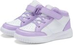 Kids Trainers Boys High Top School Tennis Sneakers for Girls Running Adjustable Strap Shoes - Image 7