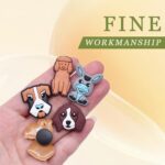 UYGTHI 21PCS Shoe Charms for Kids Teens Boys Girls Men Women - Cute Animal Shoe Decorations, Dog-Themed PVC Shoe Accessories for Sandals, Perfect Party Favors, Birthday Gifts, Holiday Decorations - Image 2