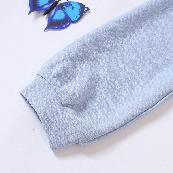 LIKCAISA Girls 2 Piece Outfits Cute Kids Sleeveless Bodycon Cami Dress & Long Sleeve Tops Crop Set for Teen Girls Party Clothes Summer Christmas Clothing Teenage Girls School Preppy Butterfly Dresses - Image 6