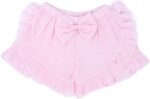 Linjinx Baby Girls Summer Cotton Bloomer Shorts Ruffle Bowknot Summer Breathable Knickers Shorts Casual Shorts - Image 2