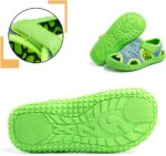 Hitmars Boys Sandals Open Toe Girls Sandals Sports Summer Kids Trekking Shoes Breathable Beach Pool Camouflage Knit Blue Pink Purple Size 4-12 UK Child - Image 4