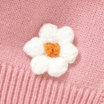 LAWKUL Baby Toddler Girl Cardigan Warm Sweater Floral Long Sleeve Jumpers Coats Knitted Clothes - Image 5