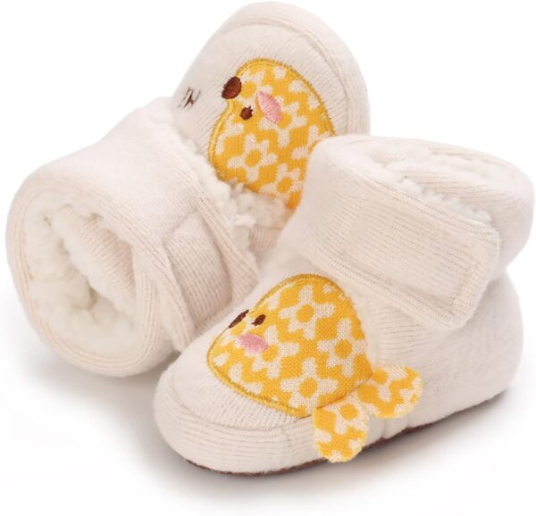 Baby Winter Boots 6 12 Months Infant Boots Boots Baby Girls and Boys Warm Shoes Soft Booties Comfortable Boots Infant Toddler Fish Pattern Print Shoes Baby Shoes 6 12 Months Boy Sock Shoes Baby Boots - Image 7