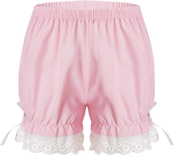 Toddler Girls Ruffle Pumpkin Pants Breathable and Safety Pettipants Undershorts Bloomers Underdress - Image 2