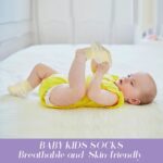 FRIUSATE 9 Pairs Baby Girl Frilly Socks, White Lace Soft Comfortable Cotton Colorful Lace with Bowknot Ankle Socks for Newborn Baby Girls - Image 5