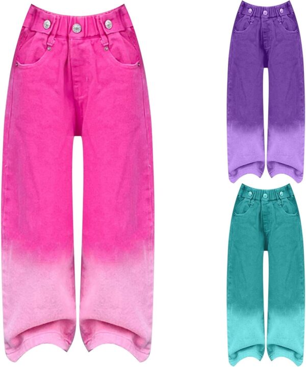 CHENSIYU Kids Boys Girls Childrens School Jog Pants Girls Childrens Pants Infant for Pe Sports and Games Bloomer Pants Baby Childrens Track Bottoms Newborn Winter Clothes White Boys Joggers - Image 7