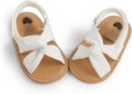 Baby Girls Sandals Summer Cotton Sandals and Walking Shoes Open Toe Sandals - Image 4