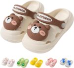 DRECAGE Kids Clogs Garden Shoes Girls Boys Lightweight Mules Beach Pool Shower Toddler Slippers Children Summer Sandals
