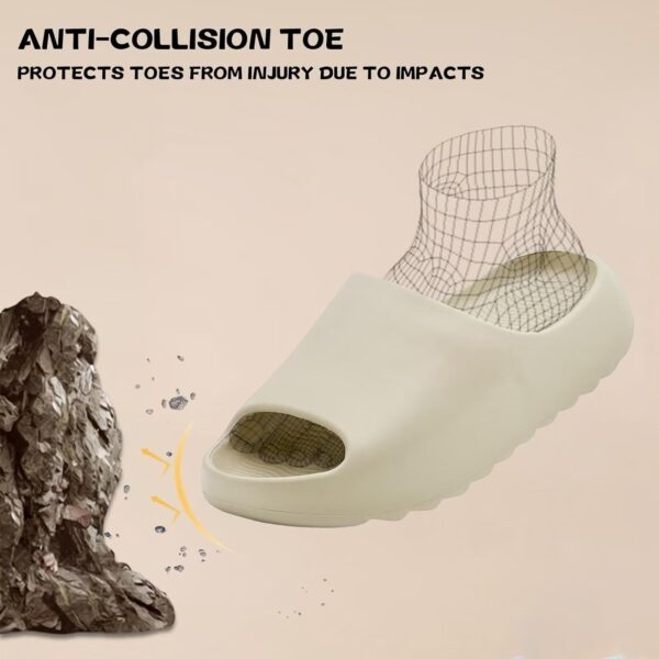 Jugsar Cloud Slides for Kids, Toddler Shower Slippers Children Bathroom Pool Sandals, Boys Girls Comfy Thick Sole Slippers, Summer Non-Slip Beach Shoes - Image 5