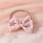 Valcatch Toddler Baby Girl Summer Dress Ruffle Long Sleeve Round Neck Button Bow Butterfly Mesh Dress with Hairband for 1-3 Years - Image 6