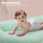 Baby Lounger, Infant Lounger for Newborn 0-24 Months, Breathable and Soft 100% Cotton Baby Nest Cover, Babies Essentials Gifts, Portable Co-Sleeping Baby Bed for Home and Travel - Image 7