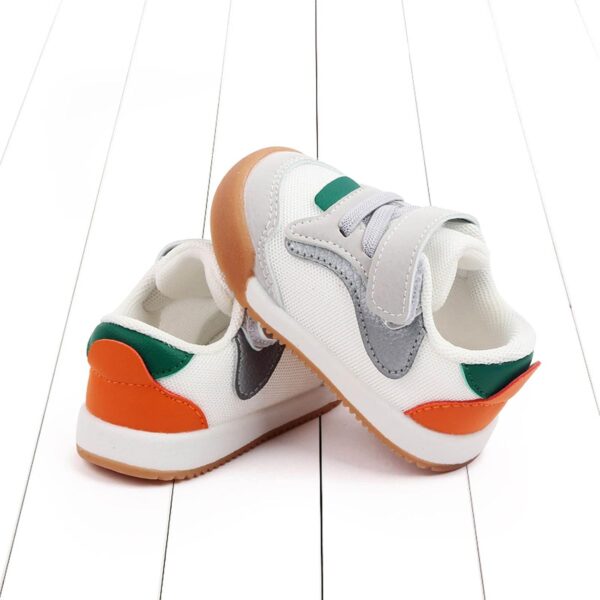 Clearance UK Toddler Shoes Baby Boys Girls Cute Fashion Breathable Mesh Non-Slip Soft Bottom Sports Casual Shoes - Image 4