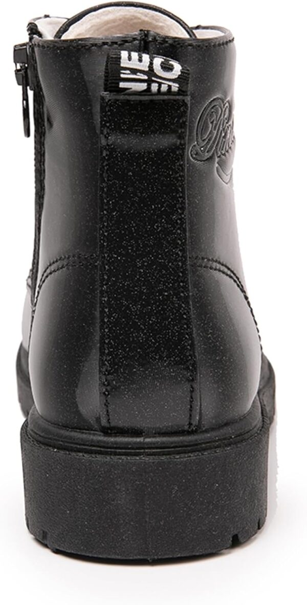 WZRUISEN Boys and Girls' Boots Knight High Top Waterproof Shoes Fashion Side Zipper Cowhide Boots - Image 5