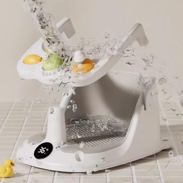 Baby Bath Seat - Baby Chair with Suction Cups | Non Slip Toddler Bath Toys for Sitting Up for Boys and Girls - Image 8