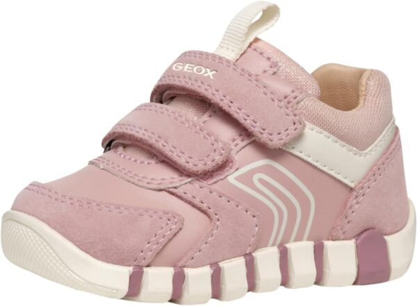 Geox Baby B IUPIDOO Girl C Sneaker, 1 UK Child Pink - Image 5