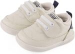LACOFIA Baby Boys Girls First Walking Shoes Toddler Anti-Slip Rubber Sole Sneakers