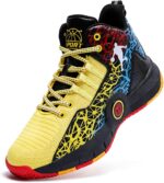 Boys' Basketball Shoes Men's Fashion Trainers Running Shoes Athletic Sport Basketball Sneakers Gym Fitness Walking Casual Shoes