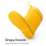 DREAM PAIRS Kids Rain Boots Boys Girls Lightweight Boots Waterproof Easy-on Outdoor Playing Rain Boot Unisex-Child - Image 3