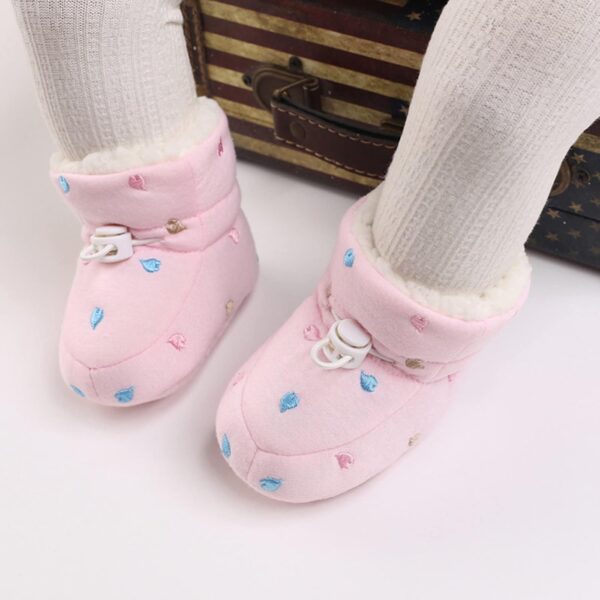 Boot Toddler Size 6 Baby Shoes Warm Short Boots Shoes Fashion Printing Non Slip Breathable Boots Baby Size 6 Shoes Boy - Image 5