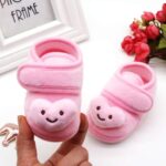 IQYU Newborn First Hiking Shoes Baby Girls Boys Toddler Shoes Girls Baby Shoes 0 6 Months Cotton Shoes Crawling Shoes Newborn 0 3 Months First Walking Shoes Baby Christening Shoes - Image 3