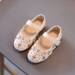 Floral Girls Princess Baby Leather Toddler Kids Infant Shoes Dance Sandals Baby Shoes Fashionable Shoes Foootwear - Image 4