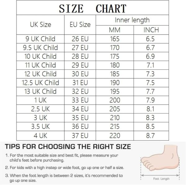Hixingo Boys Trainers Girls Trainers Running Shoes Kids Tennis Shoes Athletic Walking Shoes 26-37 Lightweight Breathable Sneakers for Toddler/Little Kid/Big Kid 7-12 Years Old - Image 4