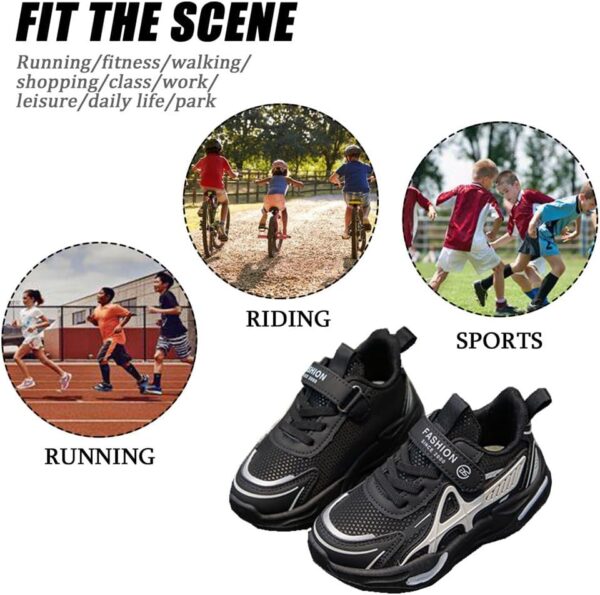 Hixingo Boys Trainers Girls Trainers Running Shoes Kids Tennis Shoes Athletic Walking Shoes 26-37 Lightweight Breathable Sneakers for Toddler/Little Kid/Big Kid 7-12 Years Old - Image 7