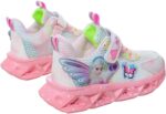Kids Princess Shoes for Girls LED Light Up Trainers Kids Dress Up Shoes Luminous Baby Toddler Birthday Sneakers - Image 4