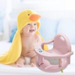 cypreason Toddler Bath Seat,Non-Slip Sit-up Foldable Baby Bath Chair | Bath Seat with Suction Cups, Bathtub Chair Baby, Toddler Bath Seat, Baby Bath Seat for 6-18 Months Toddler Girls and Boys - Image 9