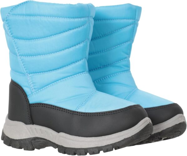 Mountain Warehouse Caribou Junior Kids Snow Boots - Snowproof, Fleece Lining, Warm, Insulated, High Traction Sole - Ideal For - Image 3