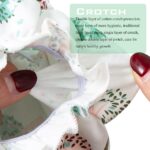 Mifeiwukawa 3 Pack Baby Girls' Toddler Bloomers Diaper Covers Briefs Underwear Set with Bow Ruffle for Infant Kids Girls 6-36 Months - Image 4