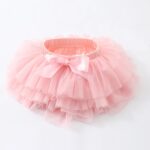 Beganly Baby Girls Soft Fluffy Ruffles Tulle Skirt with Diaper Cover Toddler Princesses Party Tutu Sets with Flower Headband - Image 2
