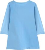 KAKU NANU Girls' Dresses Long Sleeve 2-7 Years Cotton Baby Girl Dress Tops A-Line Cartoon Casual Dresses - Image 2