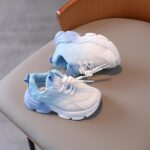 Girl Sneakers Kids Shoes Breathable Toddler Shoes Fashion Baby Hiking Shoes Athletic Sports Tennis Shoes Single Mesh Running Shoes - Image 4