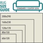 Rugs and More City Shaggy Living Room Rug - Classic Area Rug for Bedrooms or Lounge, Durable Shaggy Rug, Mint Soft Low Pile, Easy to Care, Sound Insulating (Olive, Green - 120x170cm) - Image 7