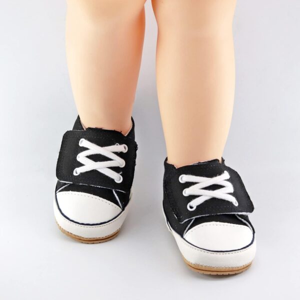 RVROVIC Baby Boys Girls Shoes Canvas Toddler Sneakers Anti-Slip Infant First Walkers 0-18 Months - Image 4