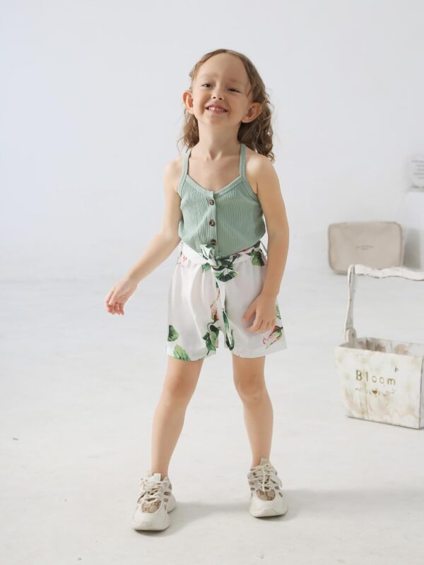 Tearfuty Toddler Girl Clothes Baby Girl Sleeveless Romper One-piece Jumpsuit Summer Clothes Set - Image 2