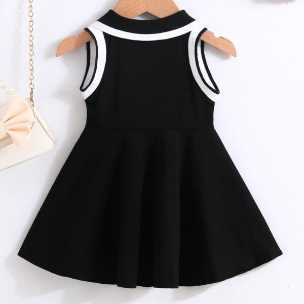 WISREMT Baby Toddler Girls Tank Dress Sleeveless Athletic Dresses Tennis Golf Shirt Dress High Waist Pleated Skirt 3M-3Y - Image 3