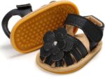 CENCIRILY Infant Baby Girls Summer Sandals Newborn Bow-Knot Open Toe Beach Shoes Casual Lightweight Anti Slip Sole Flat
