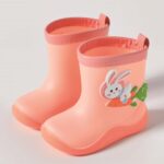 Baby Shoes 12 18 Months Boys Outdoor Babies Cute Rabbit Character Rain Shoes Children's Rain Shoes Boys and Girls Water Shoes Baby Rain Boots Water Boots Baby Shoes Girls 18 24 Monthsunisex Baby - Image 2