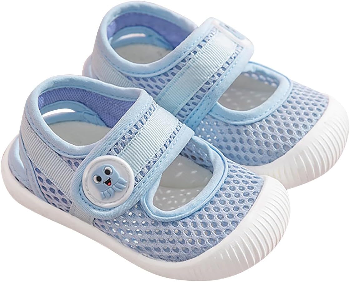 61kIkYS-giL._AC_SL1500_.jpg Summer Baby Girls Toddler Shoes Soft Soles Non Slip Baby Shoes Breathable Baby Shoes 0 3 Shoes Kids Shoes 22 - Image 1