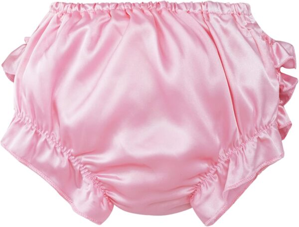 Newborn Baby Girls Ruffle Bloomers Bowknot Cute Diaper Cover Panties Cotton Shower Shorts - Image 2