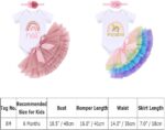 Cake Smash Outfit 1st Birthday Girl Rainbow Romper + Tutu Skirt + Headband 3pcs Set Two Year Old Girl Dress Photo Shoot Clothes - Image 6