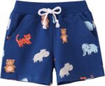 Baby 𝐁loomers Kids Toddler Baby Girls Boys Print Spring Summer Shorts Ruffle Clothes Athletic Girls Shorts