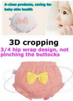 ZCXCsfp 5 Pieces Cotton Infant Girl Ruffle Panties Cute Bow Bloomers Underwear Flocked Panties, Undies Bloomers Panties Shorts for Girl 1-7 Years - Image 4