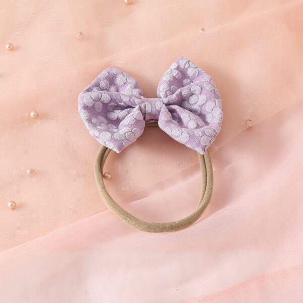 Valcatch Toddler Baby Girl Summer Dress Ruffle Long Sleeve Round Neck Button Bow Butterfly Mesh Dress with Hairband for 1-3 Years - Image 6