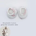 JEB TIFL Baby Booties - Pack of 3 - Soft & Adjustable, 100% Cotton Machine Washable, Essentials for Newborns - Image 3