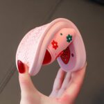 HAOLEI Baby Girls Slide Sandals Strawberry Print Soft Sole Slip On Sliders Thick Bottom Cloud Sliders Summer Slippers Beach & Pool Shoes for Toddlers Children Kids 2-10 Years - Image 4