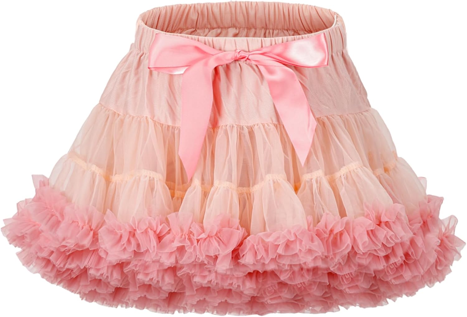 61moodzpZHL._AC_SL1500_.jpg LACOFIA Girl's Tutu Skirt Toddler Ruffle Layered Tulle Skirt Princess Tutu Pettiskirt Party Dance Bubble Mini Skirt (0-10 Years) - Image 1
